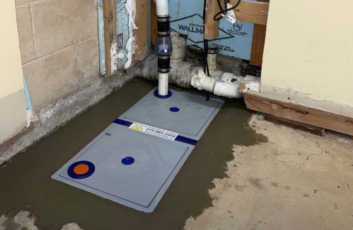 Basement Sump Pump System