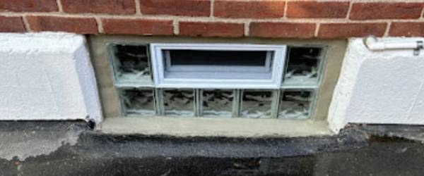 Glass Block Basement Windows Installation