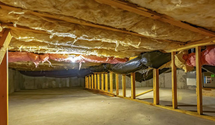 Crawl Space Access Air Sealing