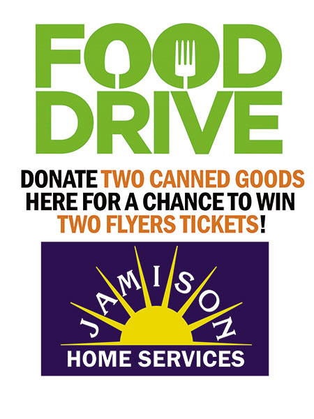 Donate TWO CANNED GOODS For A Chance To Win!