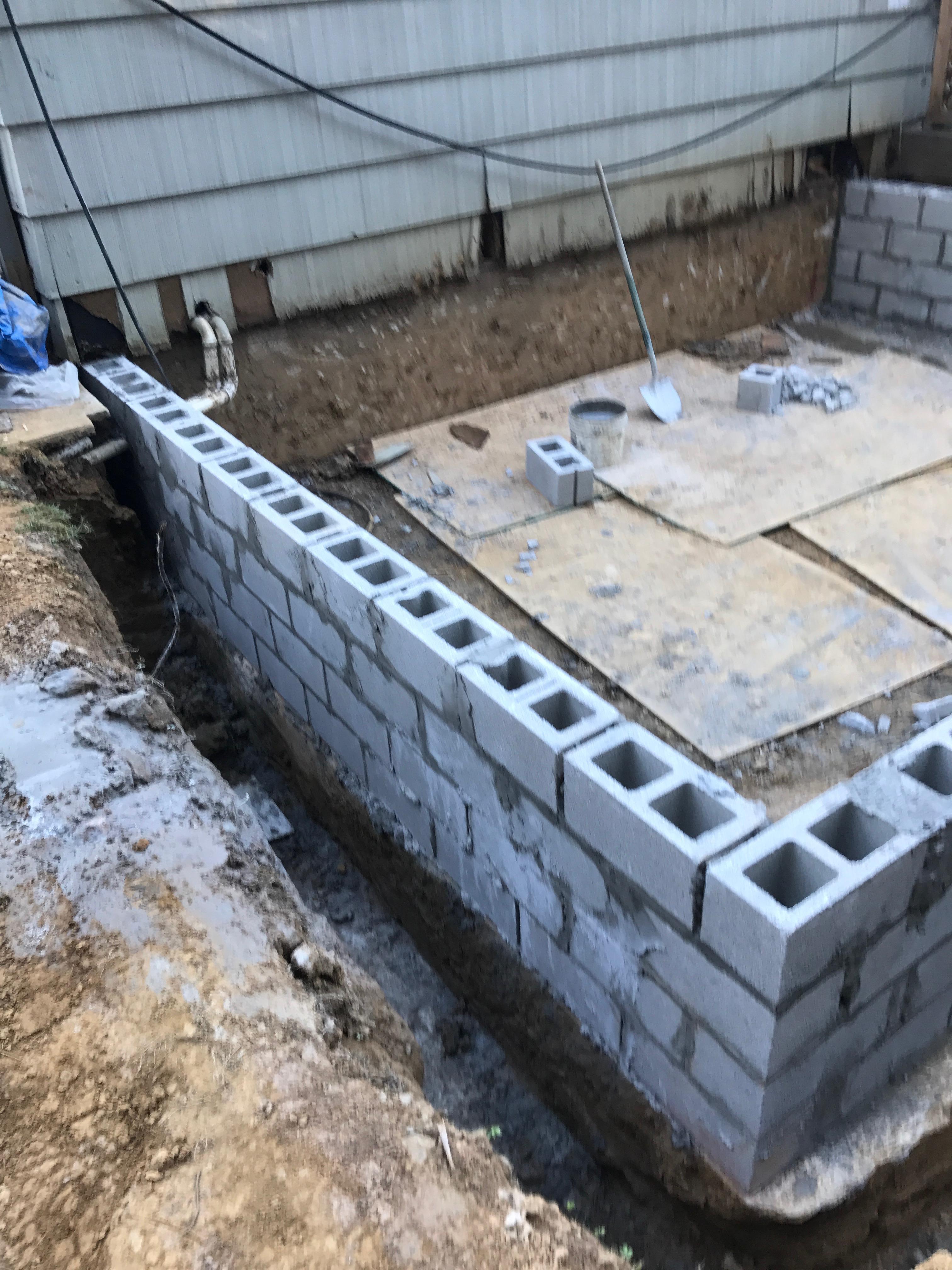 Getting started on this Crawlspace Waterproofing project