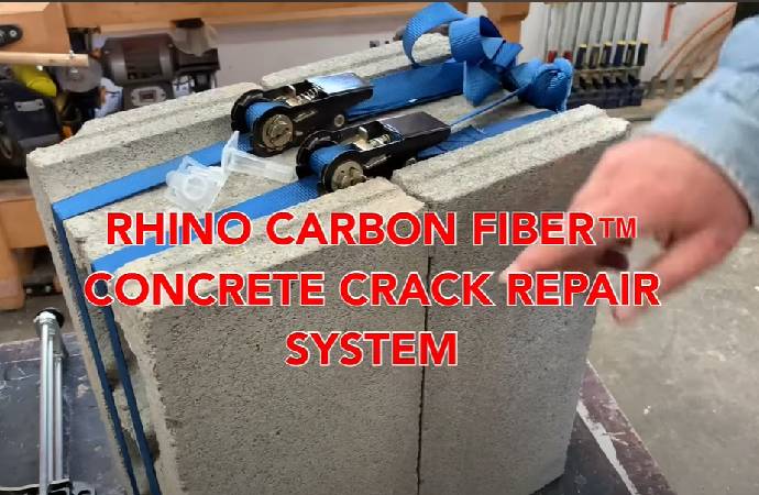 RCF Crack Injection and Rhino Carbon Fiber Crack Repair